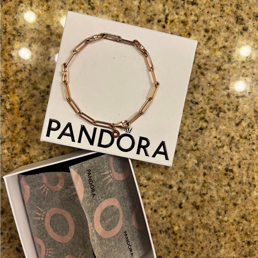 Pandora Rose Gold Link Bracelet